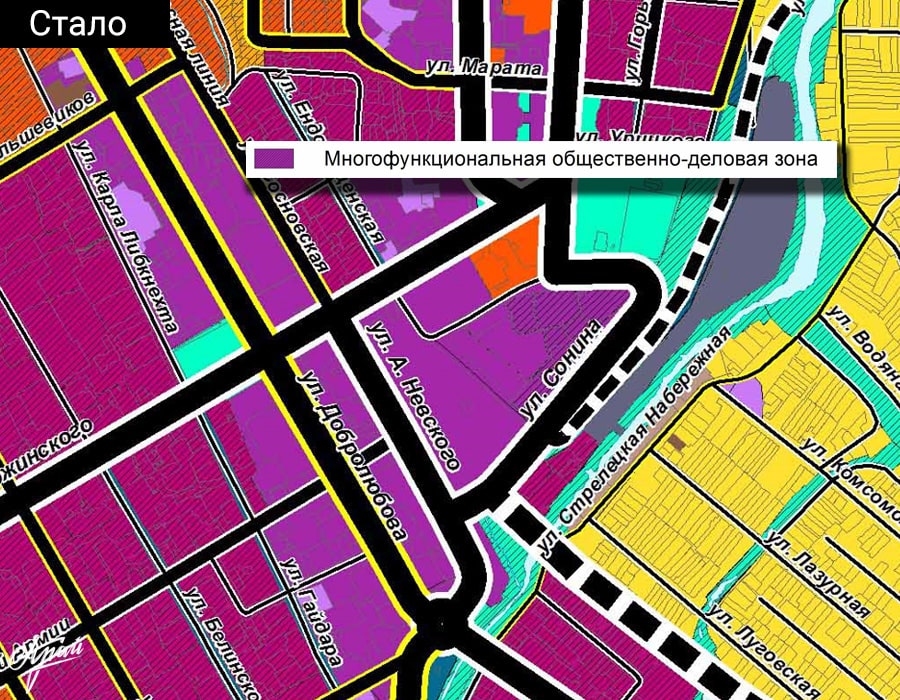 Зона специализированной общественной застройки. Генплан Курск 2040. Зоны специализированной общественной застройки. Генплан Курска. Зоны специализированной общественной застройки – Электросталь.