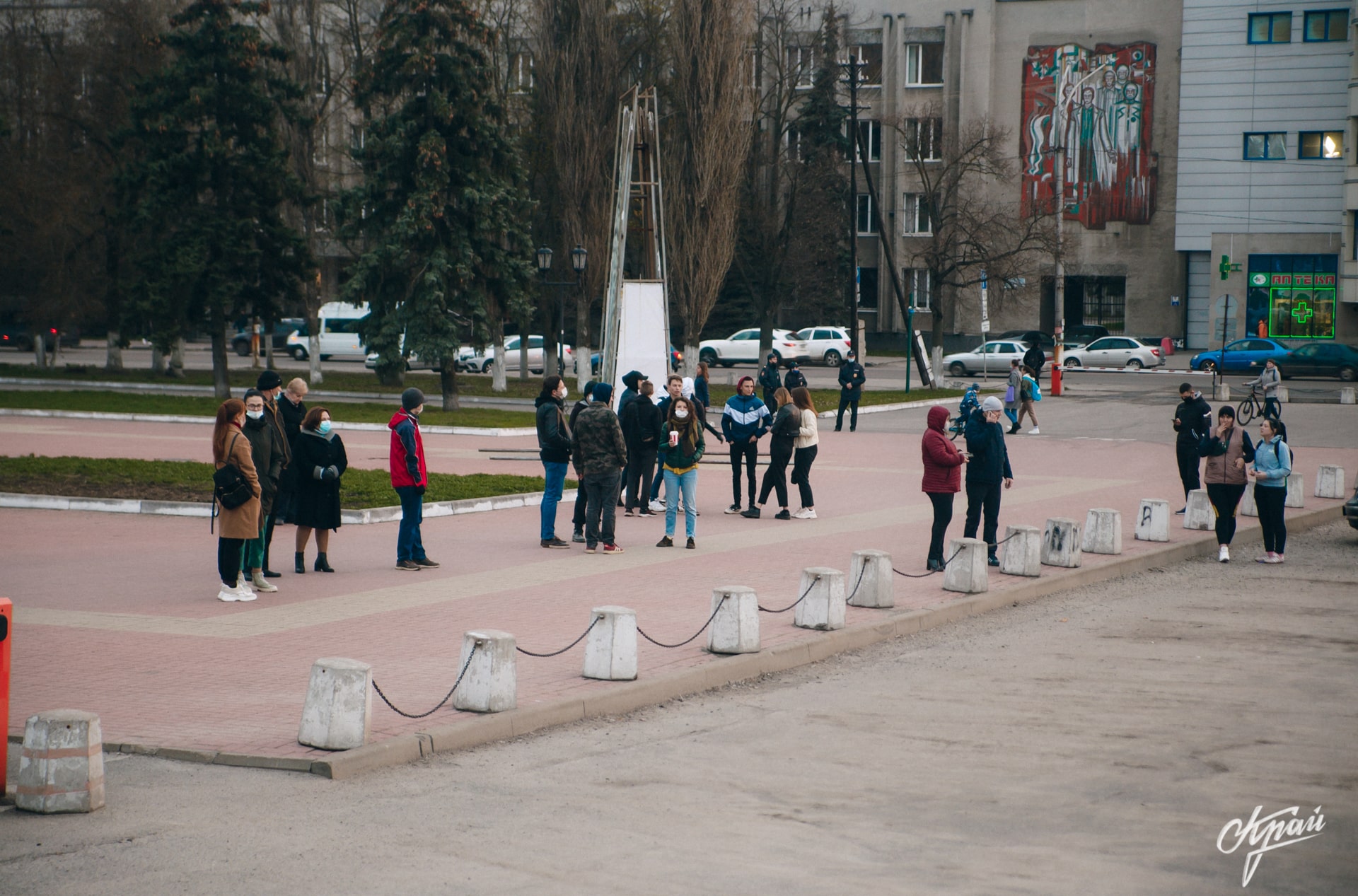 митинг сторонников Навального Курск