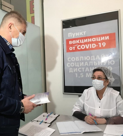 В ТЦ «Европа» на Хрущёва в Курске открылся пункт вакцинации