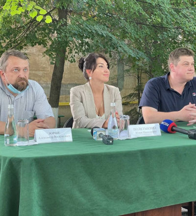 В Курске провели брифинг по теме объединения краеведческого и археологического музеев
