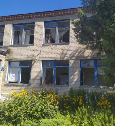 В селах Глушковского района восстанавливают дома, пострадавшие от обстрелов со стороны Украины