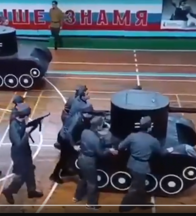 Курскую битву «реконструировали» в спортзале Самарской области