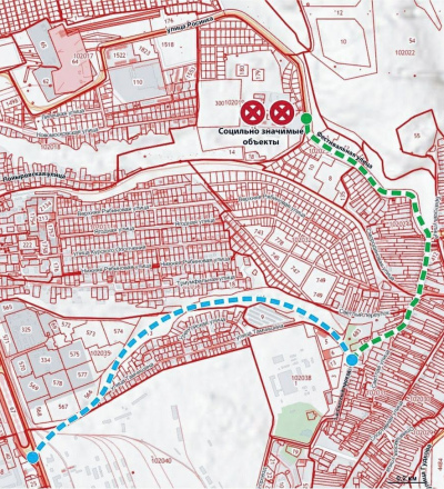 В Курске на Поныровской вместо дороги появится бульвар и пешеходная зона с велодорожками