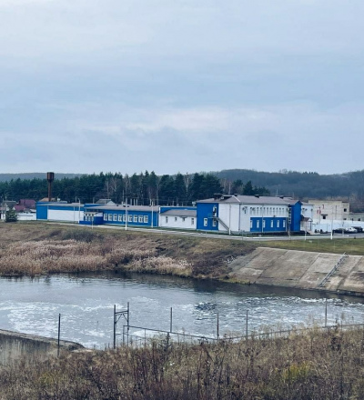 На водохранилище под Курском реконструируют дренажный коллектор