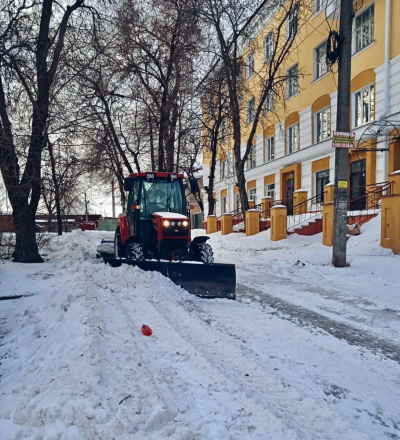 В Курске выявили восемь нарушений при расчистке дворов от снега
